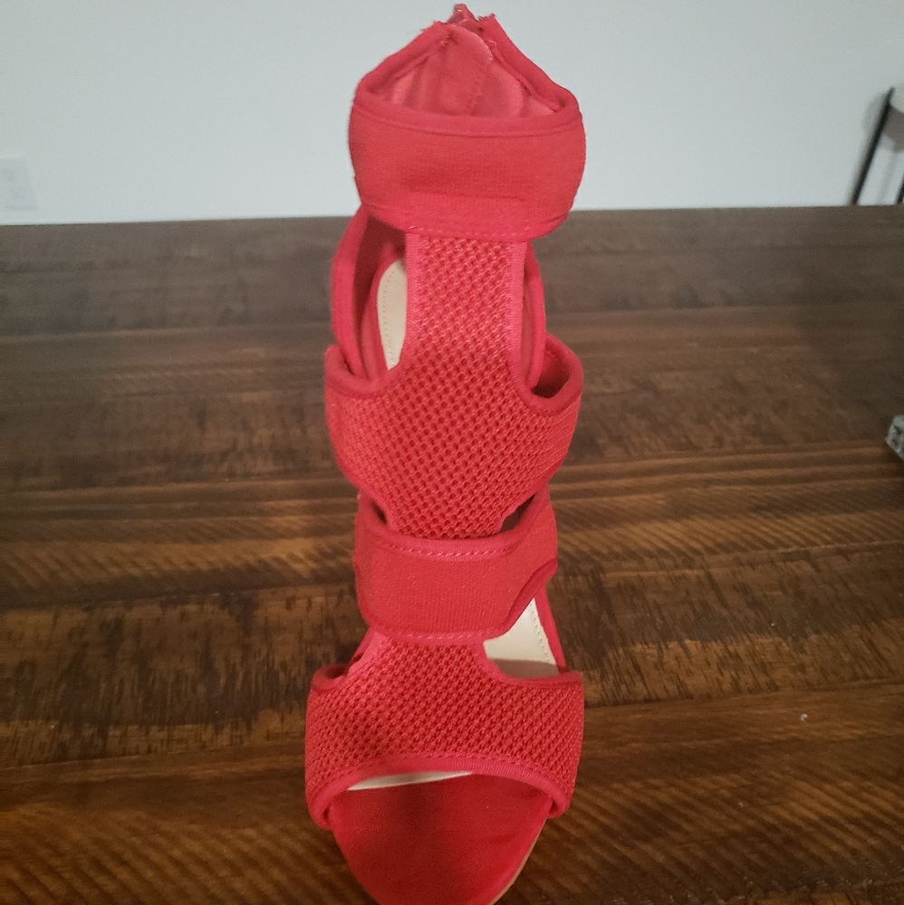 Steve Madden red heels size 8 and 6